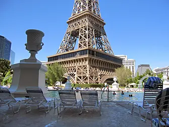 Paris hotel zwembad in Las Vegas