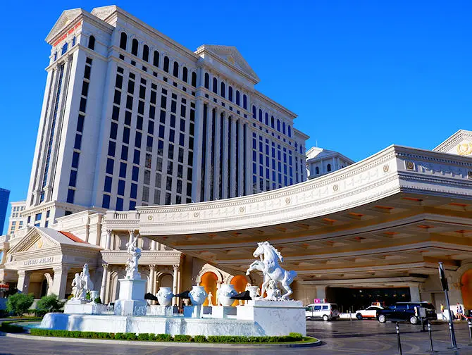 Caesars Palace hotel in Las Vegas