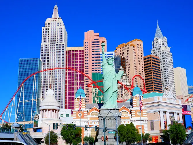 New York New York hotel in Las Vegas