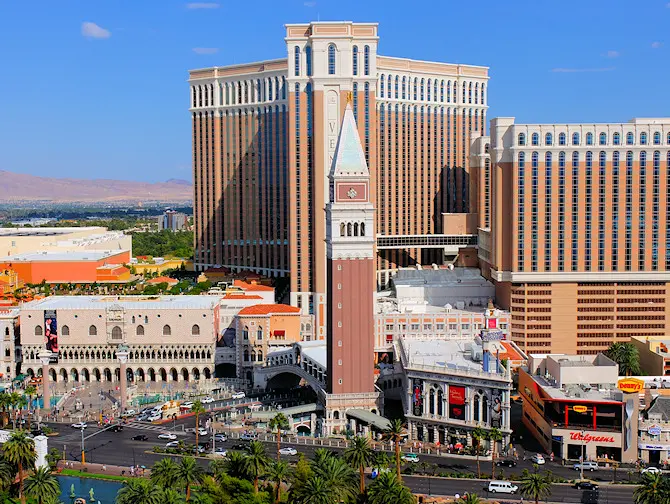 The Venetian hotel in Las Vegas