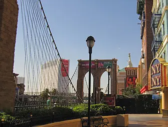New York Brooklyn Bridge in Las Vegas