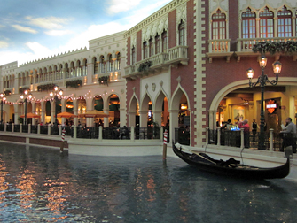 Venetian in Las Vegas gondel