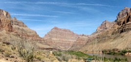Grand Canyon blauwe lucht