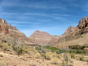 Grand Canyon blauwe lucht