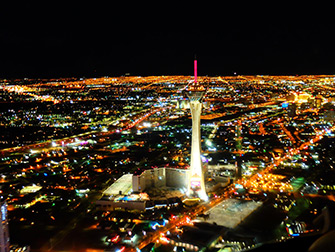 Helikoptervlucht in Las Vegas Stratosphere Tower