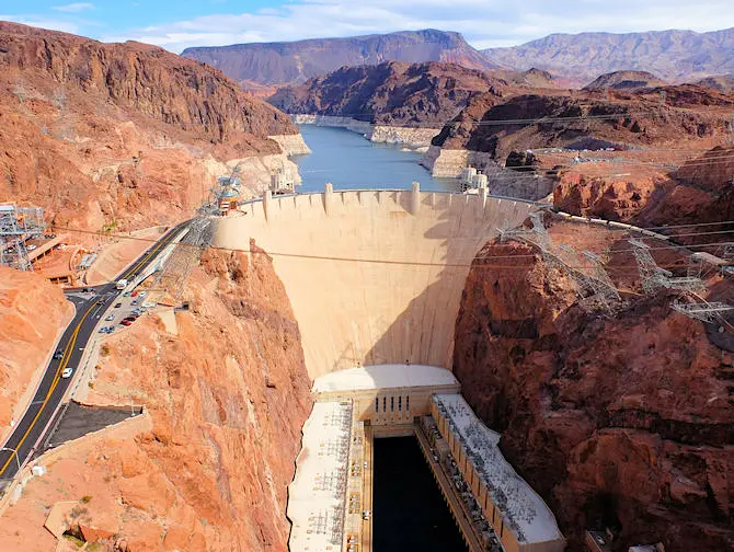 De Hover Dam in Nevada