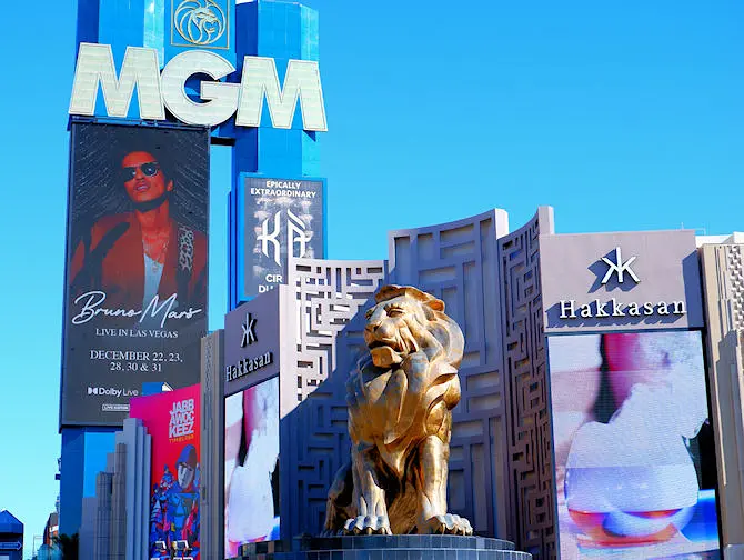 MGM Grand hotel in Las Vegas