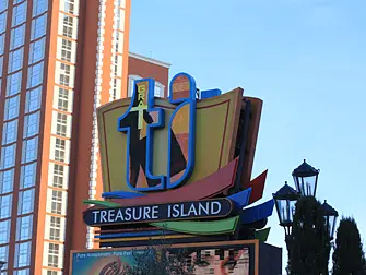 Treasure Island billboard