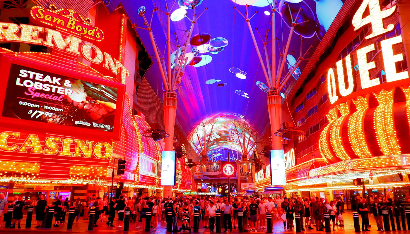 Hop on Hop off Bus Las Vegas Night
