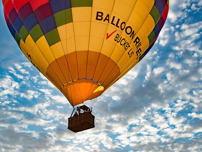 Heteluchtballonvaart in Las Vegas